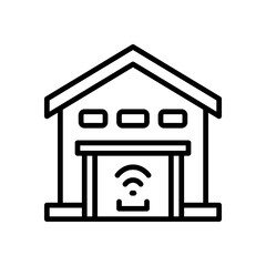 garage icon for your website design, logo, app, UI. 