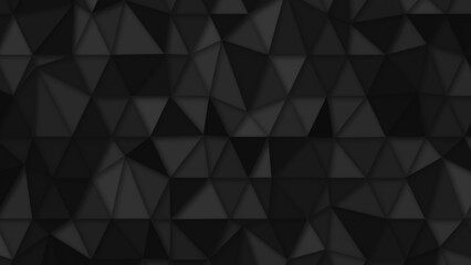 Obraz premium Dark Silver, Gray vector abstract polygonal pattern. A vague abstract illustration with gradient. The elegant pattern can be used as part of a brand book. Vector illustrator