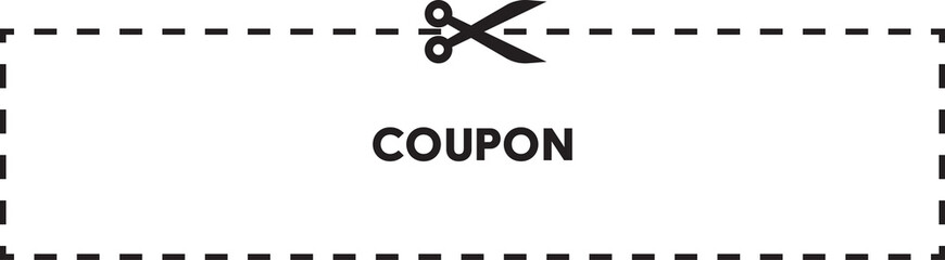 Scissors that cut coupon 