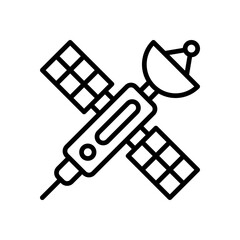 satellite icon for your website, mobile, presentation, and logo design.