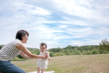 Fototapeta premium 暖かい日の公園