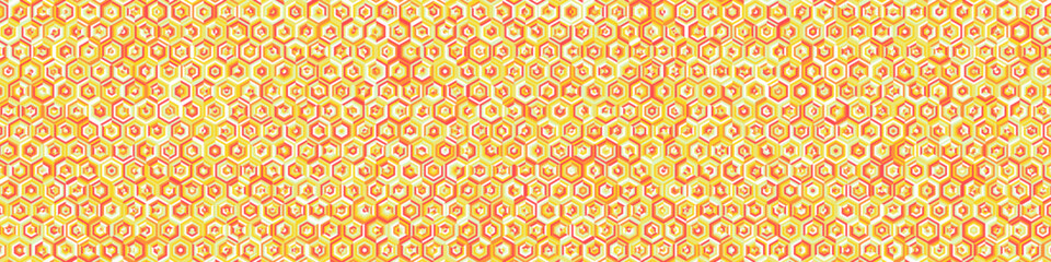 Fototapeta premium Hexagonal Maze pattern abstract illustration