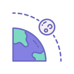 orbit icon for your website design, logo, app, UI. 