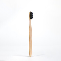 Bamboo Toothbrush with Black Bristles