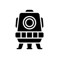 Fototapeta premium space capsule icon for your website design, logo, app, UI. 