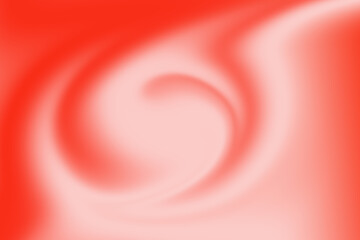 red background with white wave pattern.