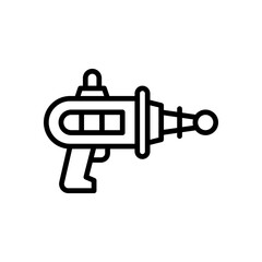 laser gun icon for your website design, logo, app, UI. 