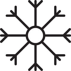 Snowflake icon clip art
