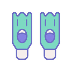 flippers icon for your website design, logo, app, UI. 