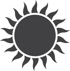 Sun icon clip art