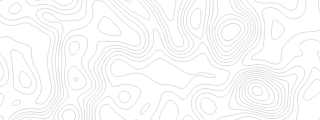 Fototapeta premium Abstract pattern with lines . Abstract Vector geographic contour map and topographic contours map background. Abstract white pattern topography vector background. Topographic line map background.