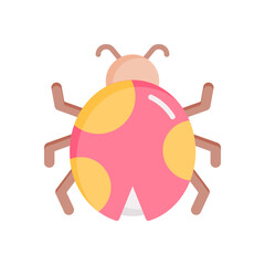 ladybug icon for your website design, logo, app, UI. 