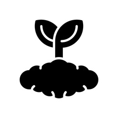 sprout icon for your website design, logo, app, UI. 