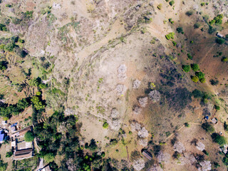 Orgoes, located in Santiago, Cabo Verde, is a beautiful location to capture stunning aerial photos. With its rugged coastline and picturesque beaches, this area offers a breathtaking view