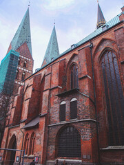 リューベック　聖マリエン協会の外観