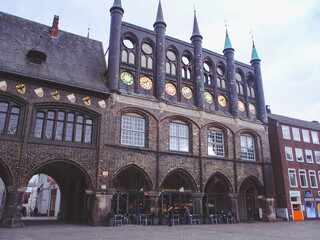 リューベック　マルクト広場の風景