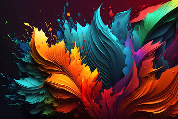 Abstract colorful background wallpaper