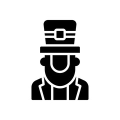 leprechaun icon for your website design, logo, app, UI. 