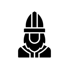 saint patrick icon for your website design, logo, app, UI. 