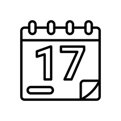 calendar icon for your website design, logo, app, UI. 