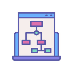 workflow icon for your website design, logo, app, UI. 