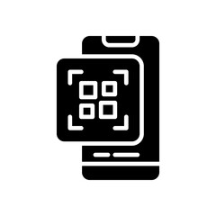 qr code icon for your website design, logo, app, UI. 