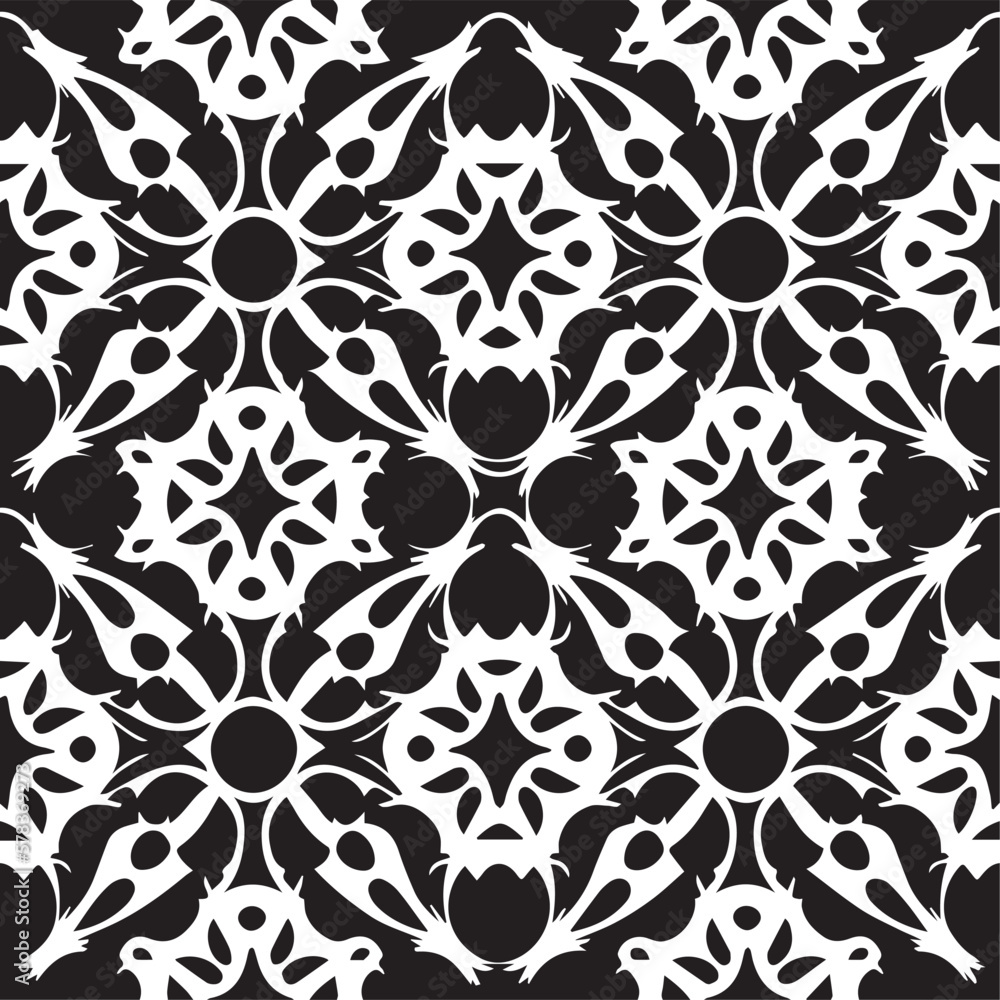 Poster enhance your design with this stunning black and white abstract pattern on a vector background