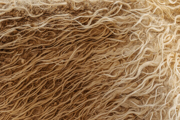 Lamb skin texture close-up. Texture of white fur. Natural white fur. Animal fur. Abstract textures for designers. A high quality.