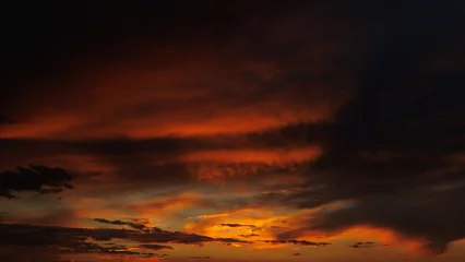 Selbstklebende Fototapeten Rot Lila Fantastic red sunset. A high quality.  © KIFOR PRODUCTION