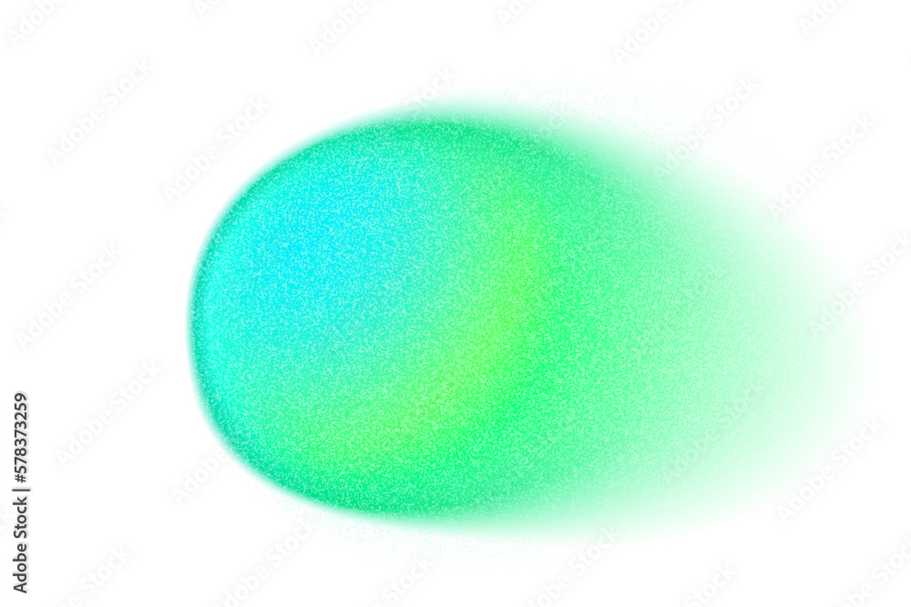 Poster Color gradient circle with grain noise texture, vector color gradation holographic blur background. Color gradient blend mesh of abstract neon iridescent colors gradation