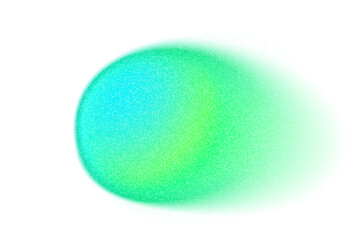 Color gradient circle with grain noise texture, vector color gradation holographic blur background. Color gradient blend mesh of abstract neon iridescent colors gradation