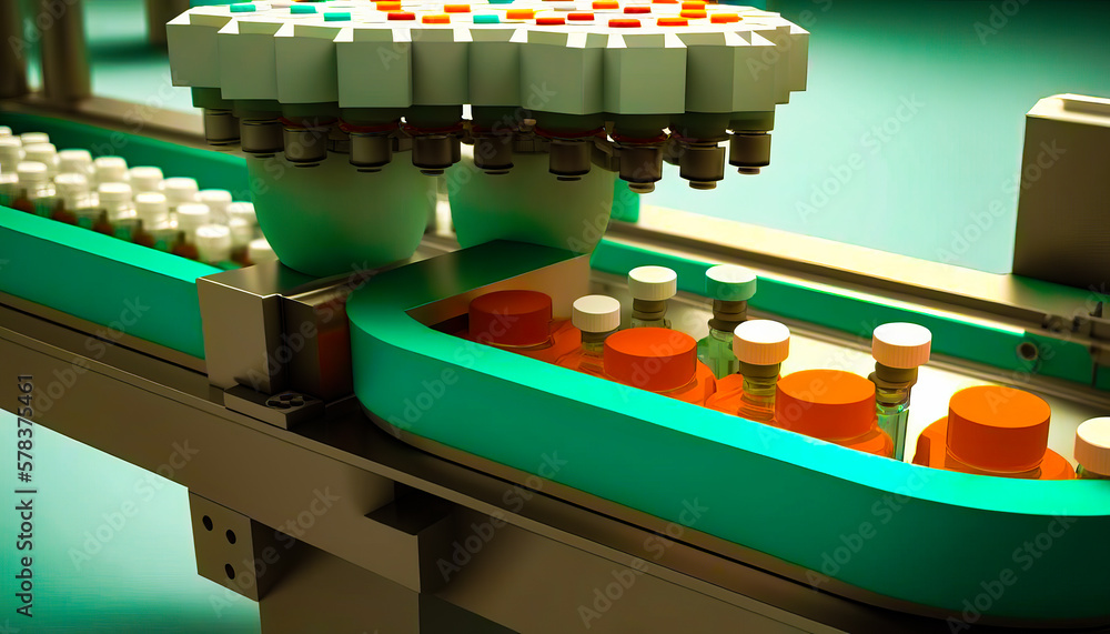 Aufkleber machine that has some bottles on it. generative ai.