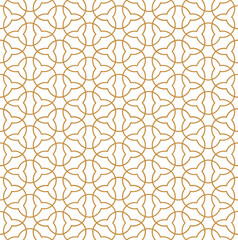 Vector abstract oriental pattern. gold line with Arabic ornaments. Patterns, backgrounds and wallpapers for your design. Textile ornament. Vector illustration.