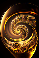  Spiral Light wine macro photography, ai