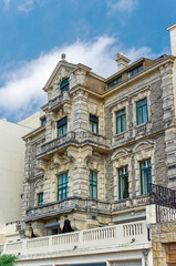 Architecture in the city of Biarritz, France