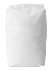 Blank paper bag package of salt isolated on transparent background