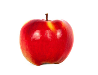 Red apple isolated on transparent background (png)
