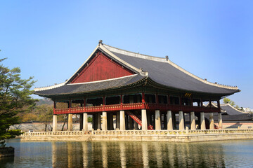 Naklejka premium Gyeongbokgung Palace, Seoul, South Korea