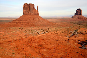 Fototapeta na wymiar Desolate Monument Valley Arizona USA Navajo Nation