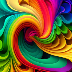 Rainbow Texture. tornado. generative ai.