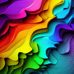 Rainbow Texture. Generative ai