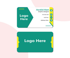 creative modern name card and business card, modern business card design, Creative and modern business card template .