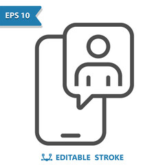 Video Call - Smartphone - Contact Icon