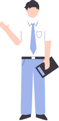 Indonesia high school student illustration, indonesian student clipart, back to school, education