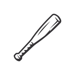 baseball bat icon design vector template