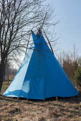 blue wigwam