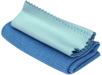 Wiping cloth with towel