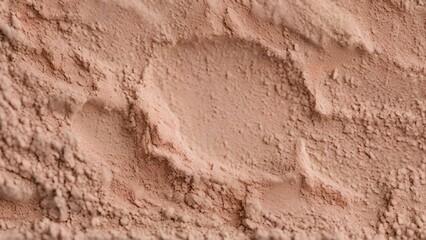 close up photo of macro powder cosmetic, generative art by A.I