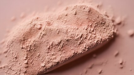 close up photo of macro powder cosmetic, generative art by A.I