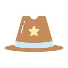 Look at this beautiful vector of hat, fashionable summer hat